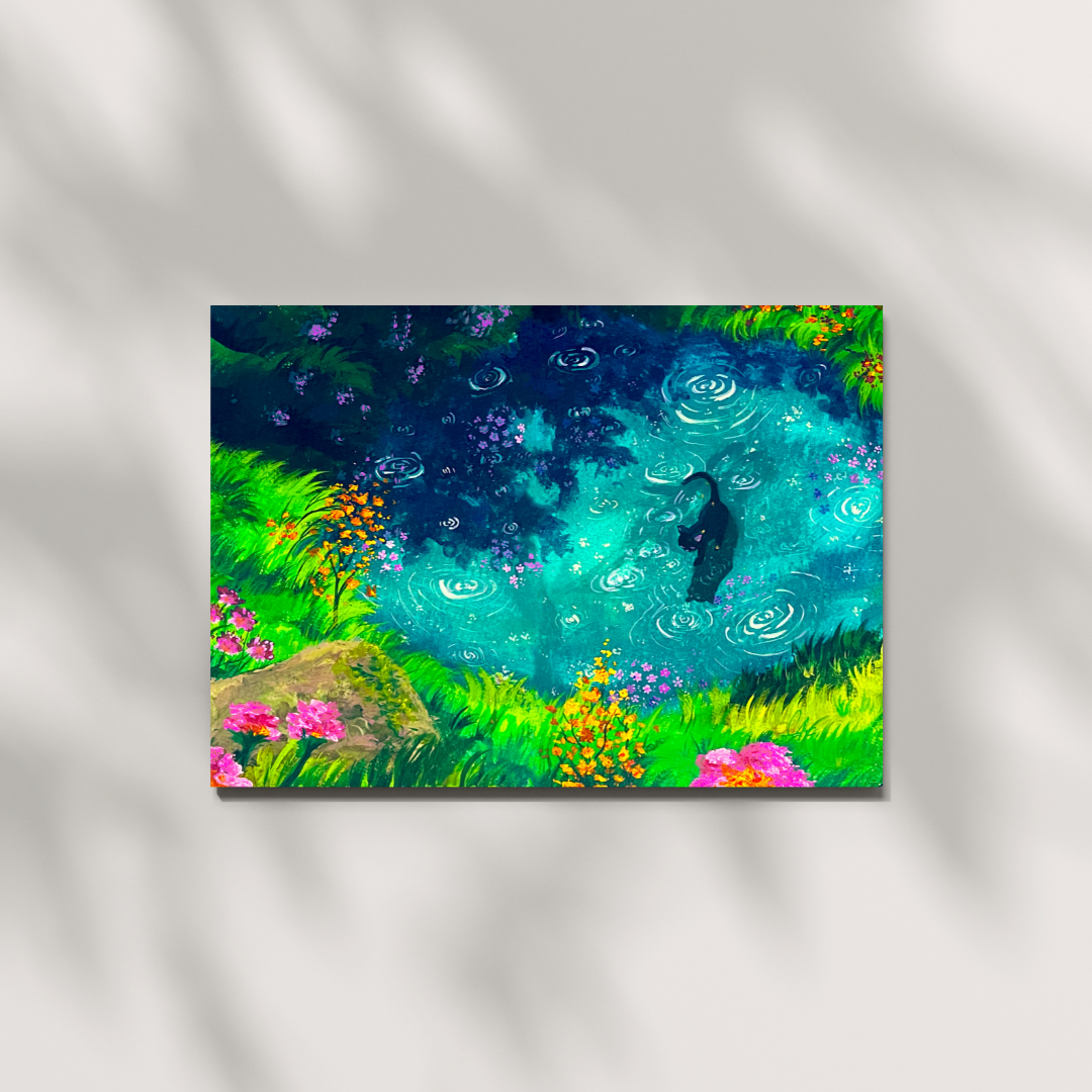 "Rain Ripples"  Fine Art Print